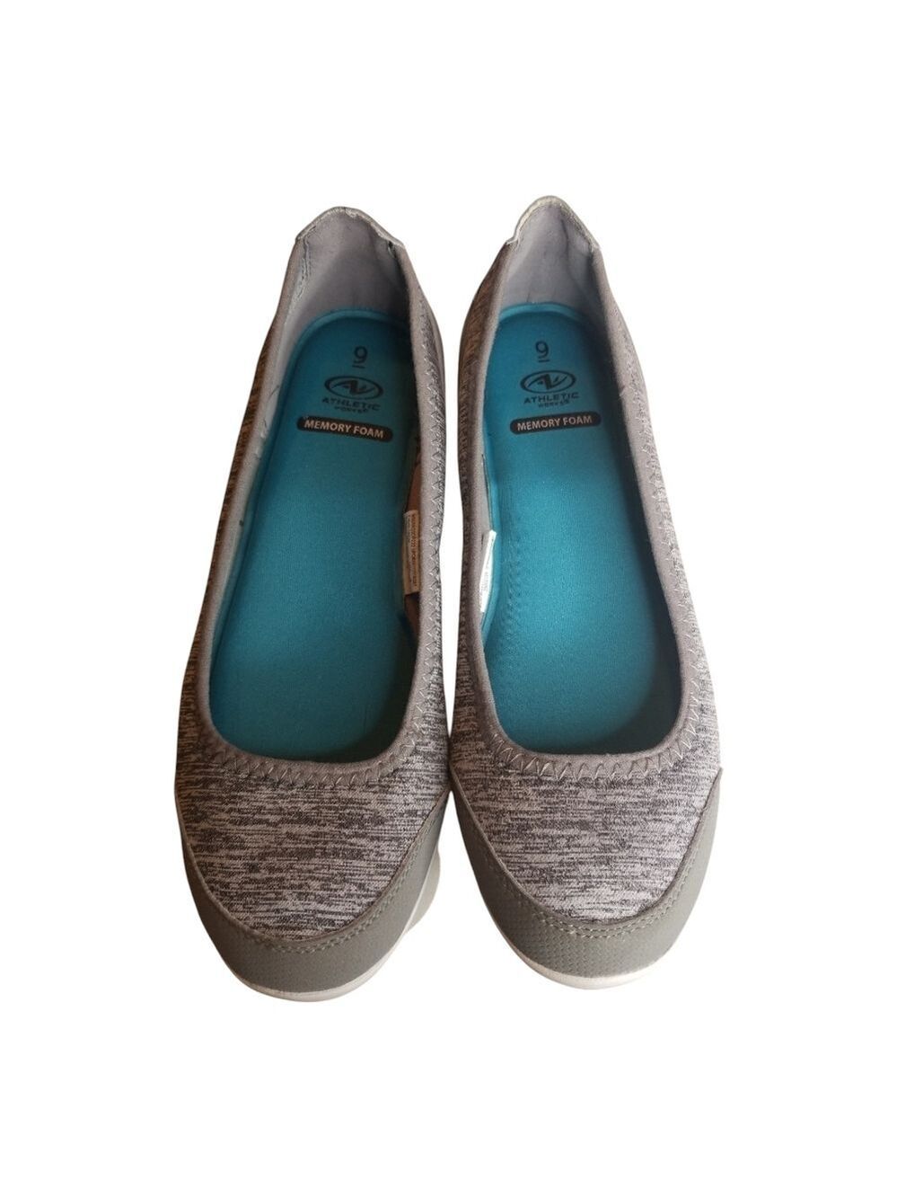Athletic Works Women's Gray Slip-On Shoes